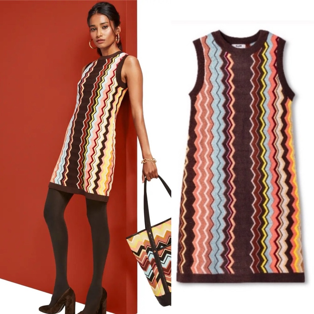 Missoni for Target Multicolor Zigzag Pattern Dress